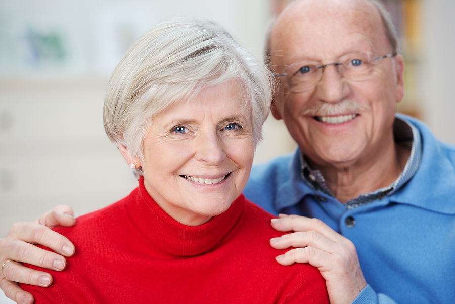 Portrait Of An Attractive Happy Senior Couple
